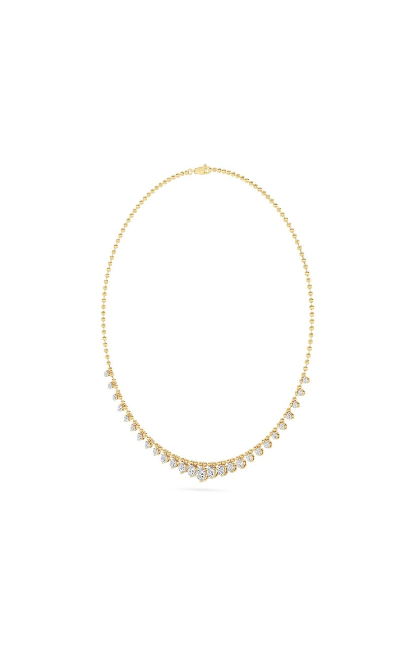 14K White Gold Necklace KJ03213N.RD-7-21F