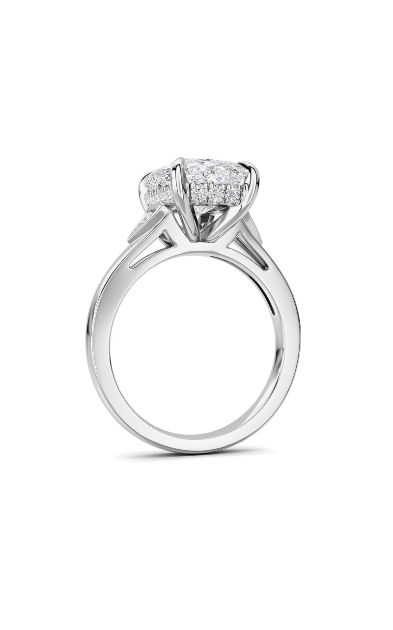 14K White Gold Ring KJ02018R.CE-4.25-21F, 14K White Gold