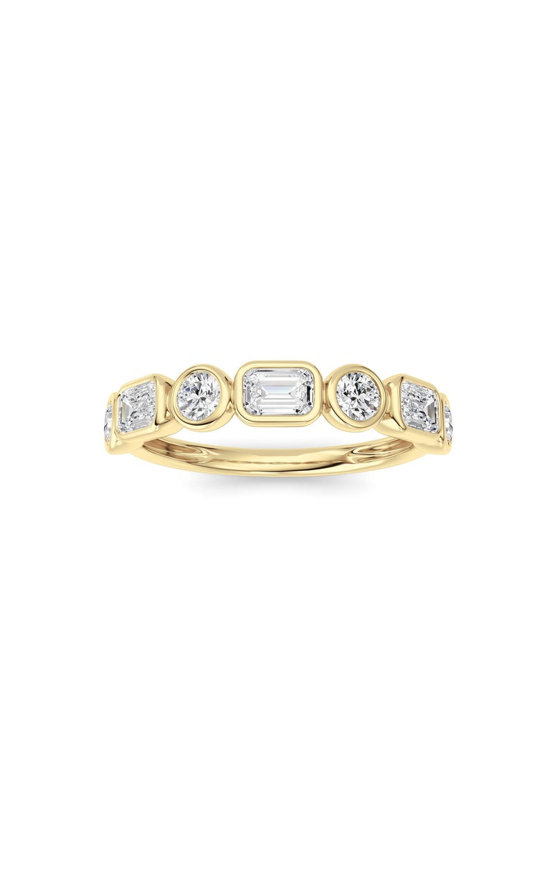 14K White Gold Ring KJ02348R.EM-1-21F, 14K Yellow Gold