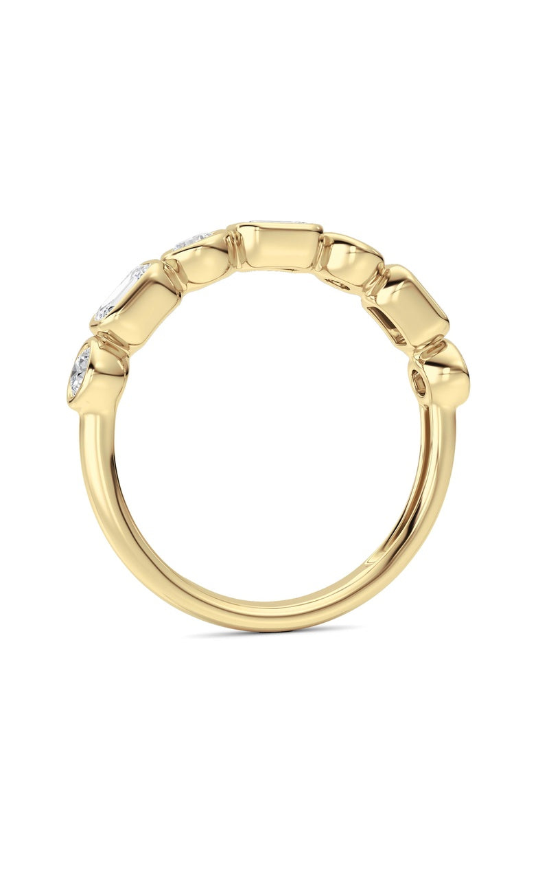 14K White Gold Ring KJ02348R.EM-1-21F, 14K Yellow Gold