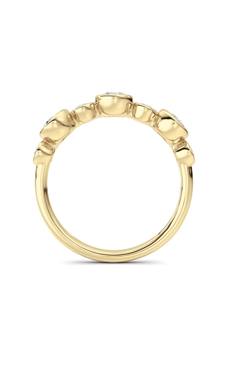 14K White Gold Ring KJ02357R.RD-1-21F, 14K Yellow Gold