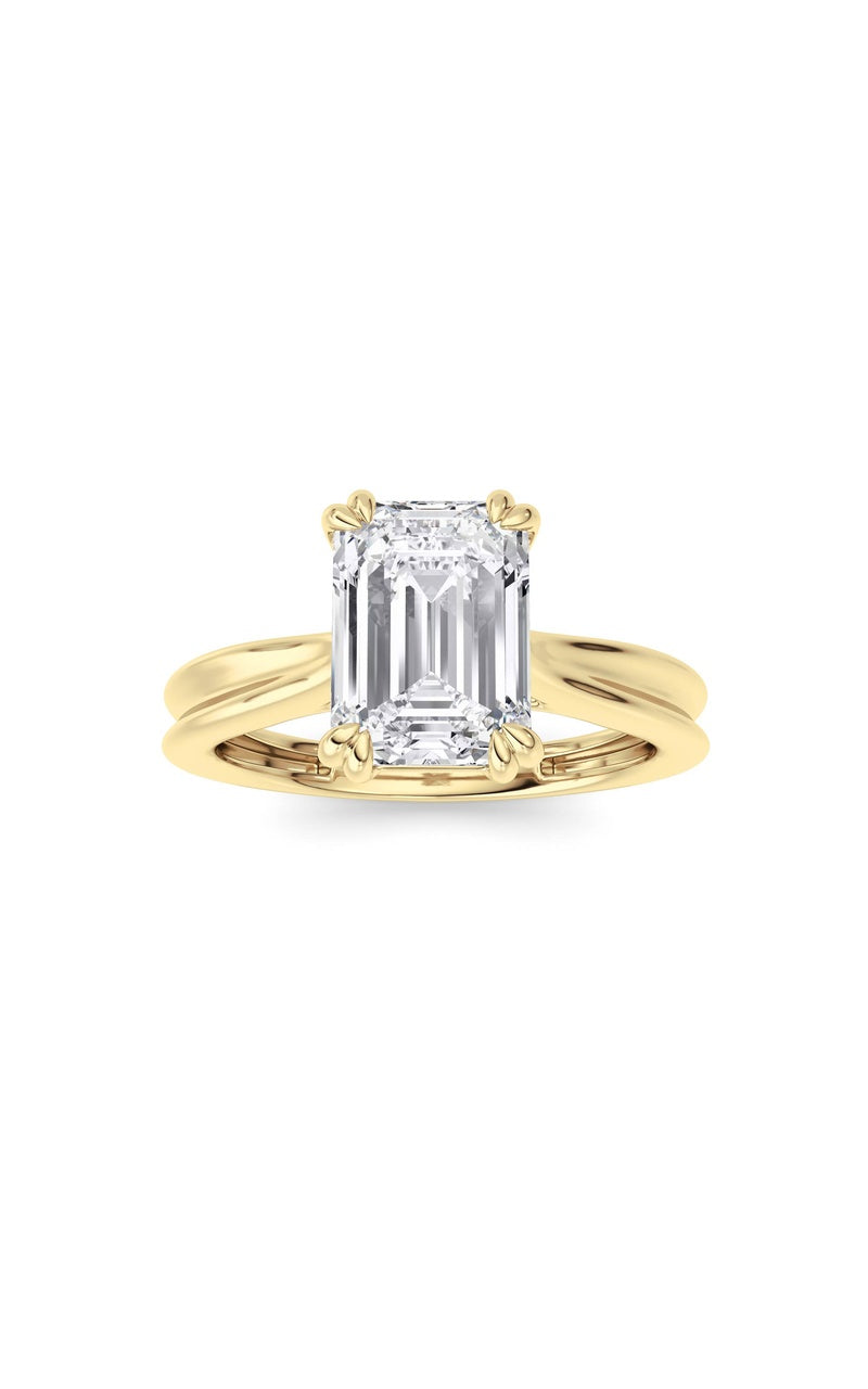 14K White Gold Ring KJ02634R.EM-2-21F, 14K Yellow Gold