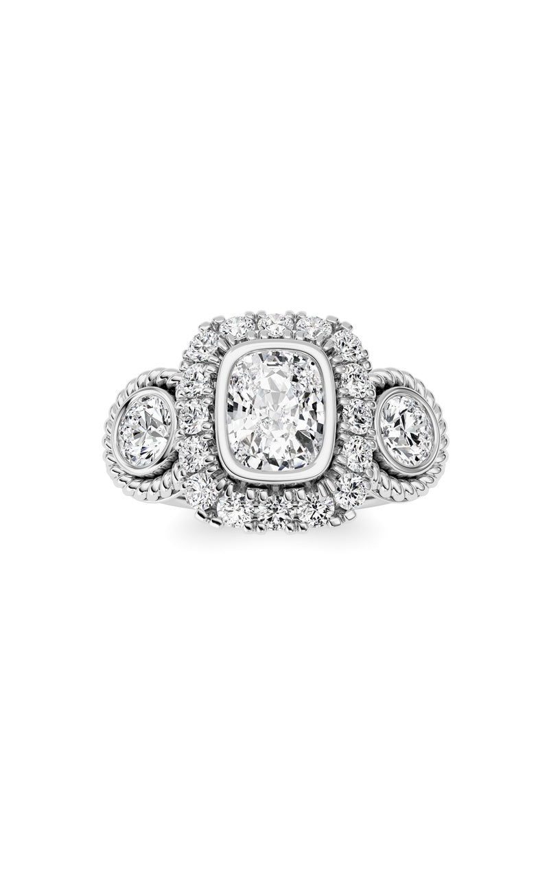 14K White Gold Ring KJ02705R.CE-2-21F, 14K White Gold