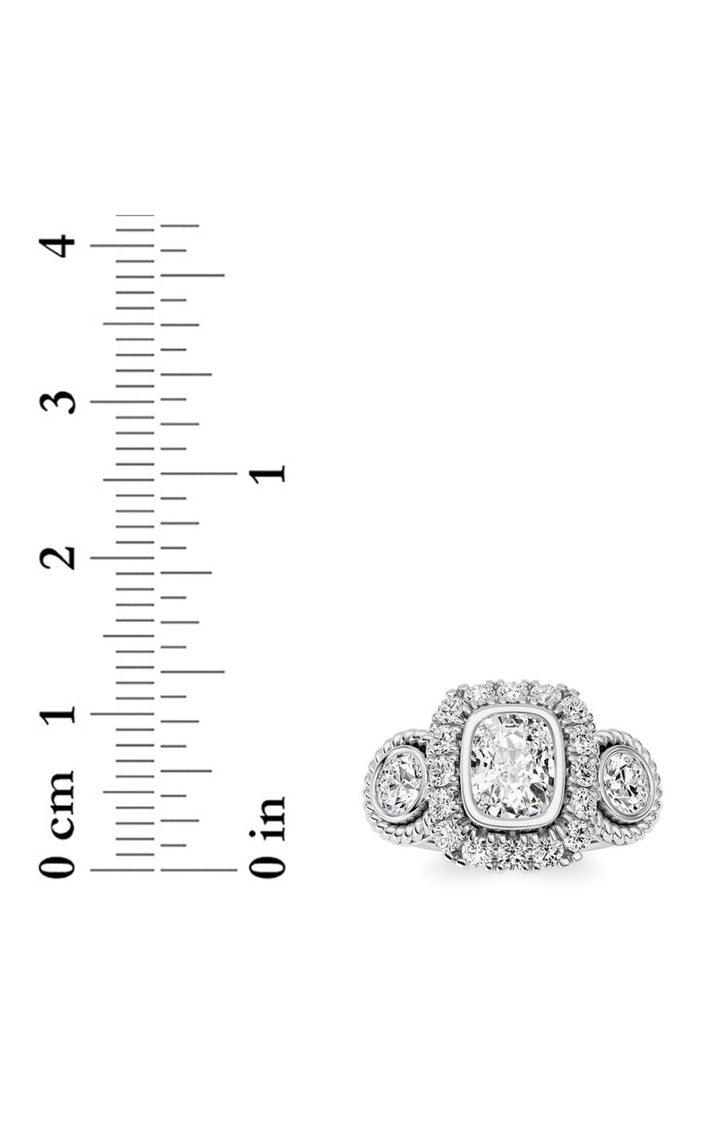 14K White Gold Ring KJ02705R.CE-2-21F, 14K White Gold