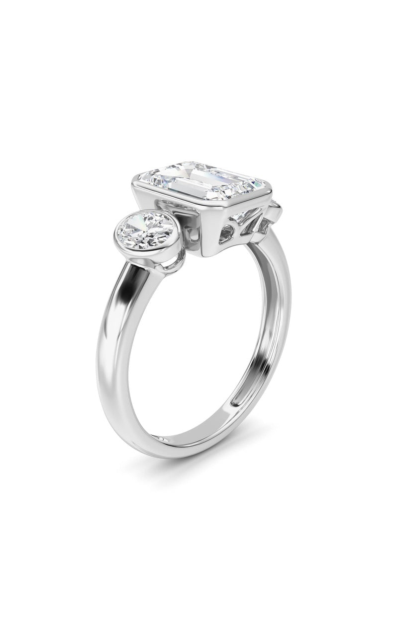 14K White Gold Ring KJ02748R.EM-3-21F, 14K White Gold
