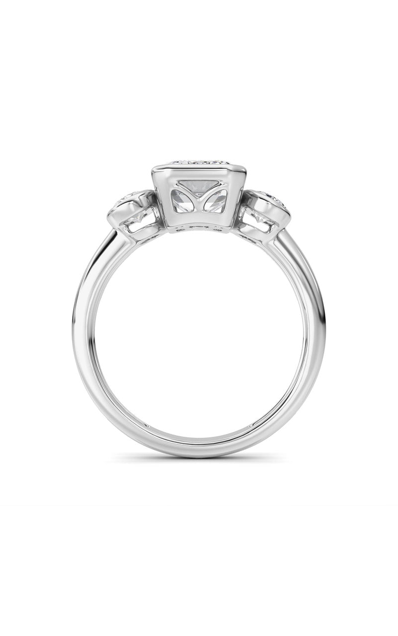 14K White Gold Ring KJ02748R.EM-3-21F, 14K White Gold