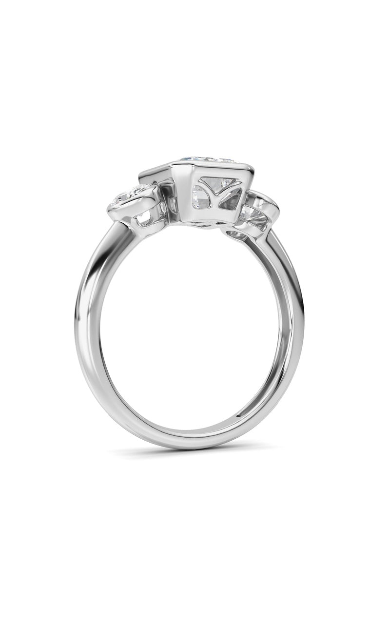 14K White Gold Ring KJ02748R.EM-3-21F, 14K White Gold