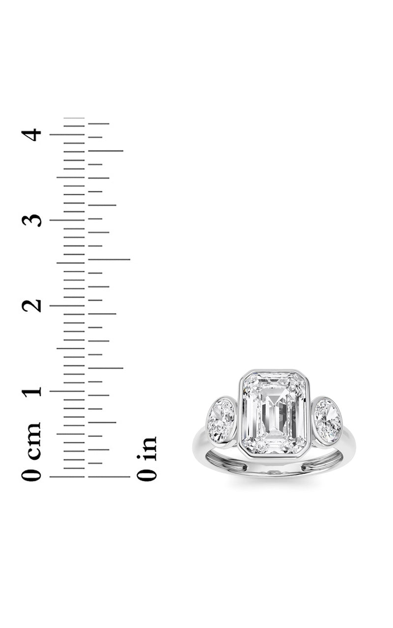 14K White Gold Ring KJ02748R.EM-3-21F, 14K White Gold