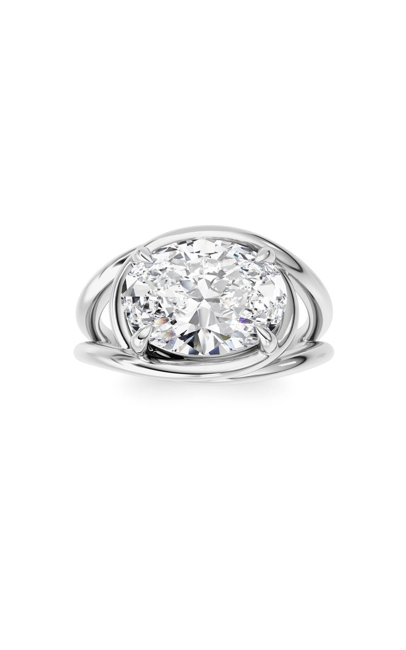 14K White Gold Ring KJ03285R.OV-3-21F