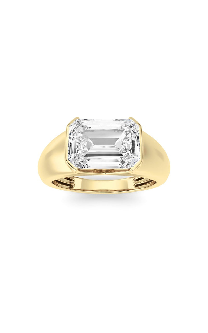 14K White Gold Ring KJ03288R.EM-3-21F, 14K Yellow Gold