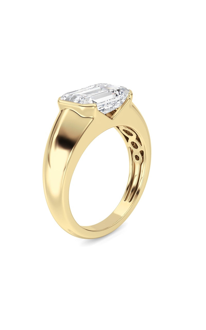 14K White Gold Ring KJ03288R.EM-3-21F, 14K Yellow Gold