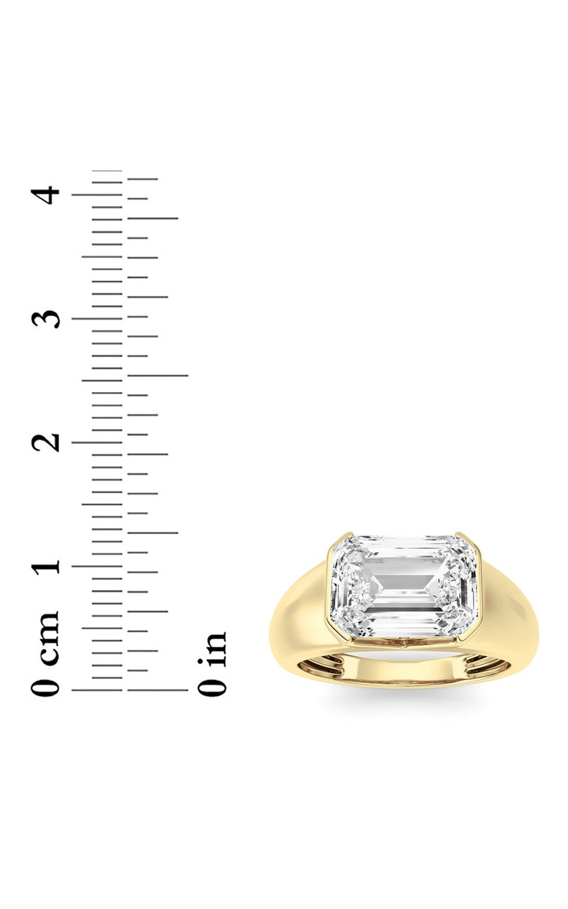14K White Gold Ring KJ03288R.EM-3-21F, 14K Yellow Gold