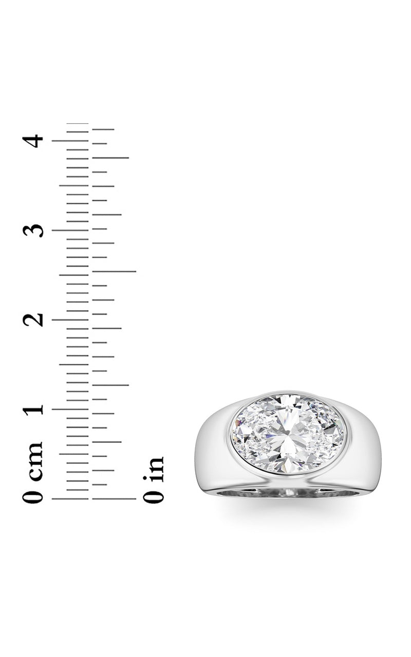 14K White Gold Ring KJ03293R.OV-3-21F, 14K White Gold
