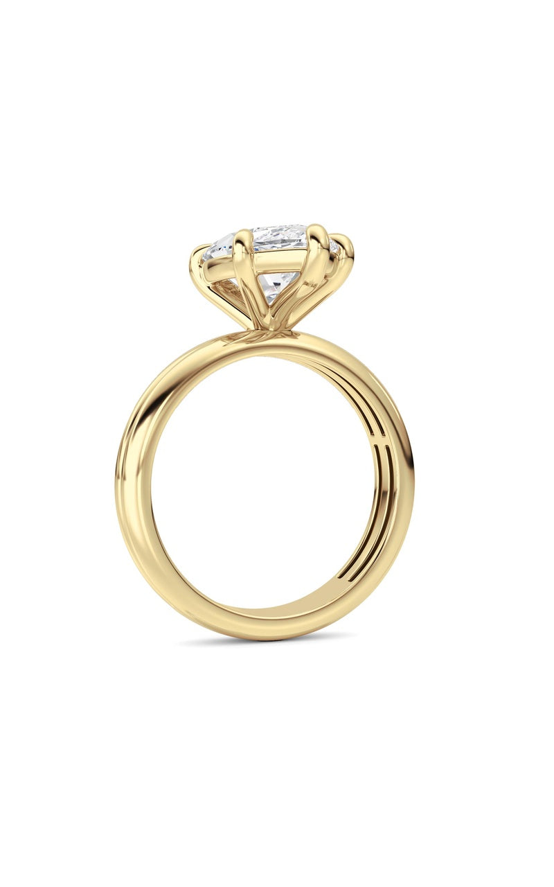 14K White Gold Ring KJ03302R.MQ-4-21F, 14K Yellow Gold