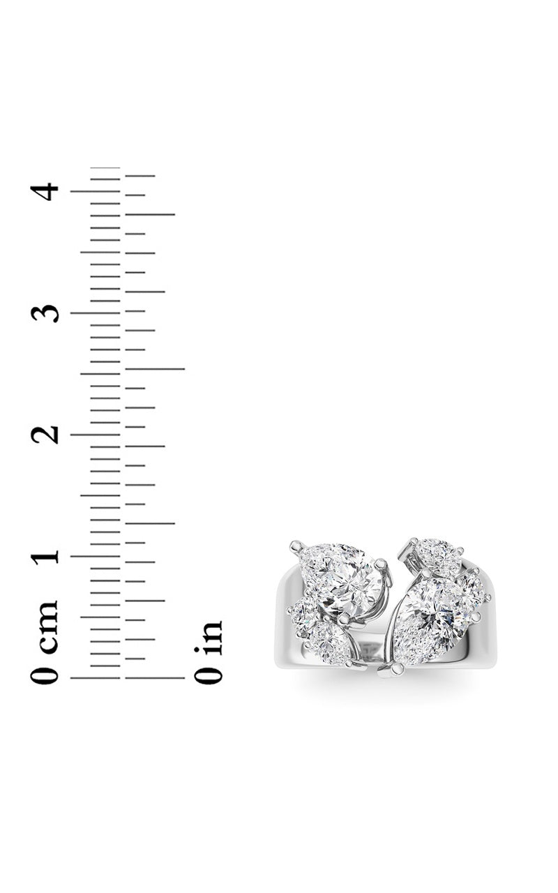 14K White Gold Ring KJ03307R.PS-RD-2.5-21F, 14K White Gold