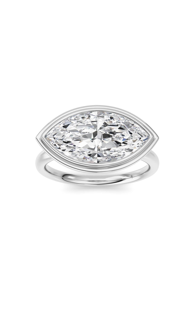 14K White Gold Ring KJ03333R.MQ-3-21F, 14K White Gold