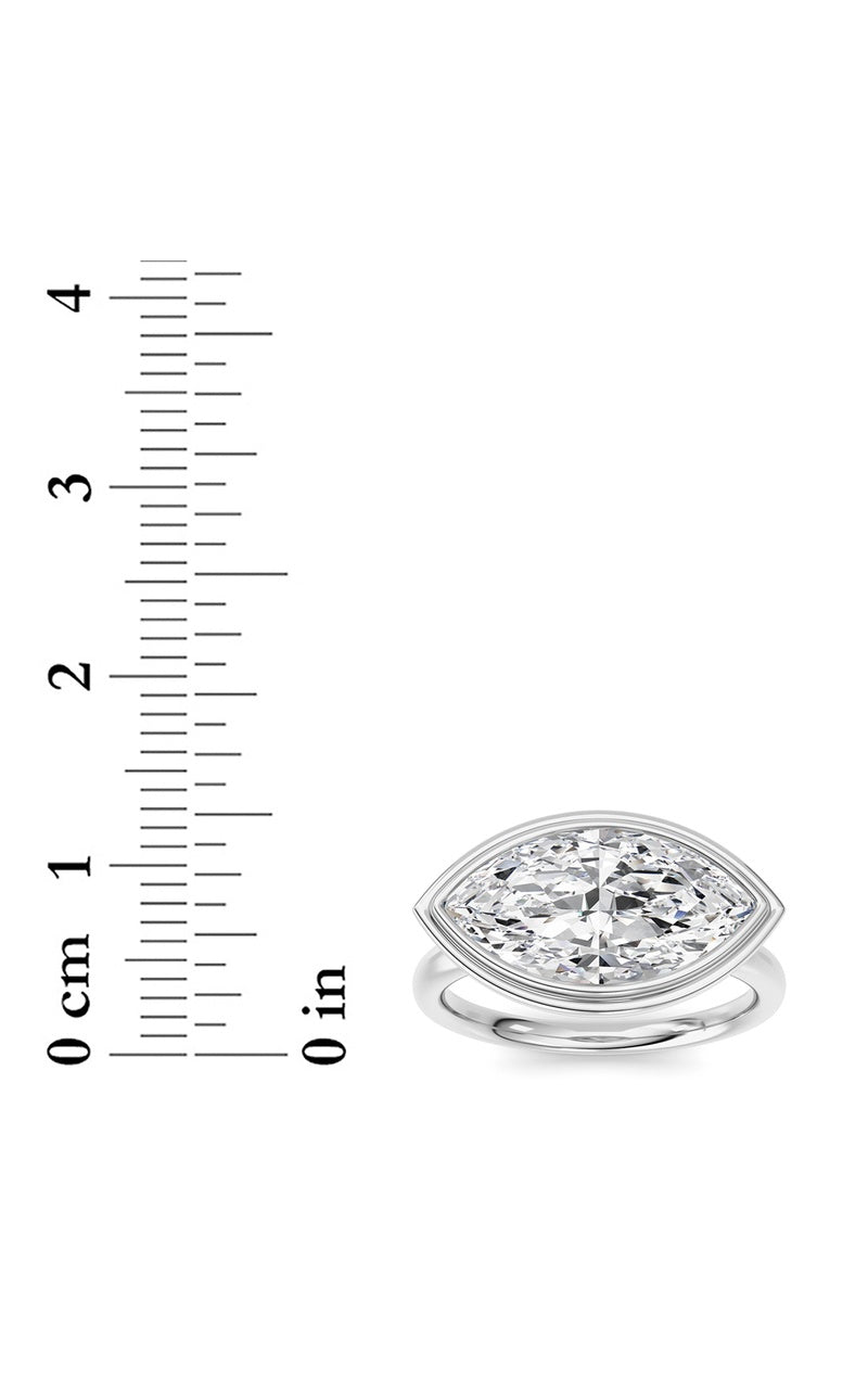 14K White Gold Ring KJ03333R.MQ-3-21F, 14K White Gold