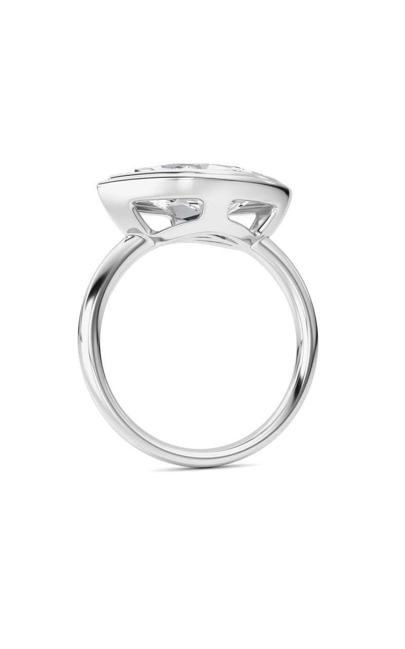 14K White Gold Ring KJ03333R.MQ-3-21F, 14K White Gold
