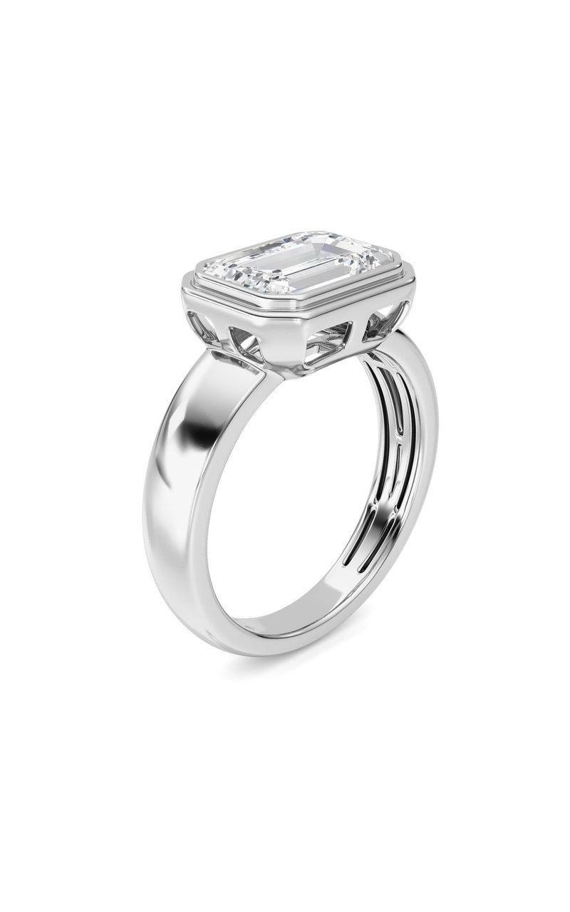 14K White Gold Ring KJ03334R.EM-3-21F, 14K White Gold