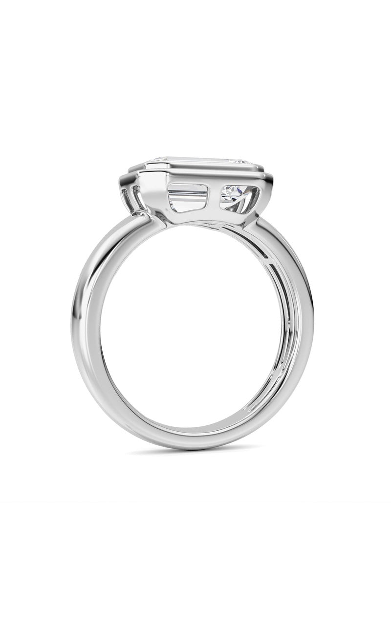 14K White Gold Ring KJ03334R.EM-3-21F, 14K White Gold