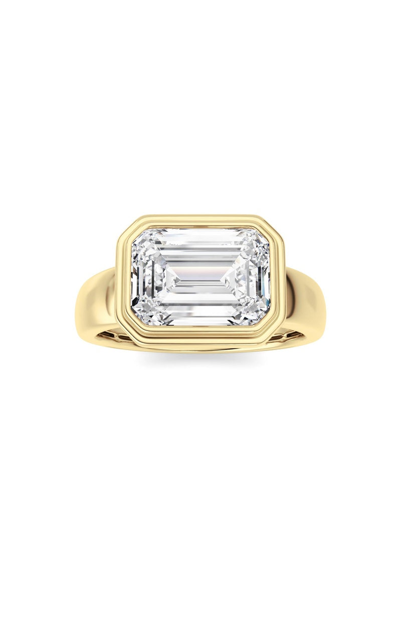 14K White Gold Ring KJ03334R.EM-3-21F, 14K Yellow Gold
