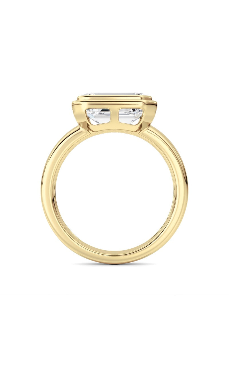 14K White Gold Ring KJ03334R.EM-3-21F, 14K Yellow Gold