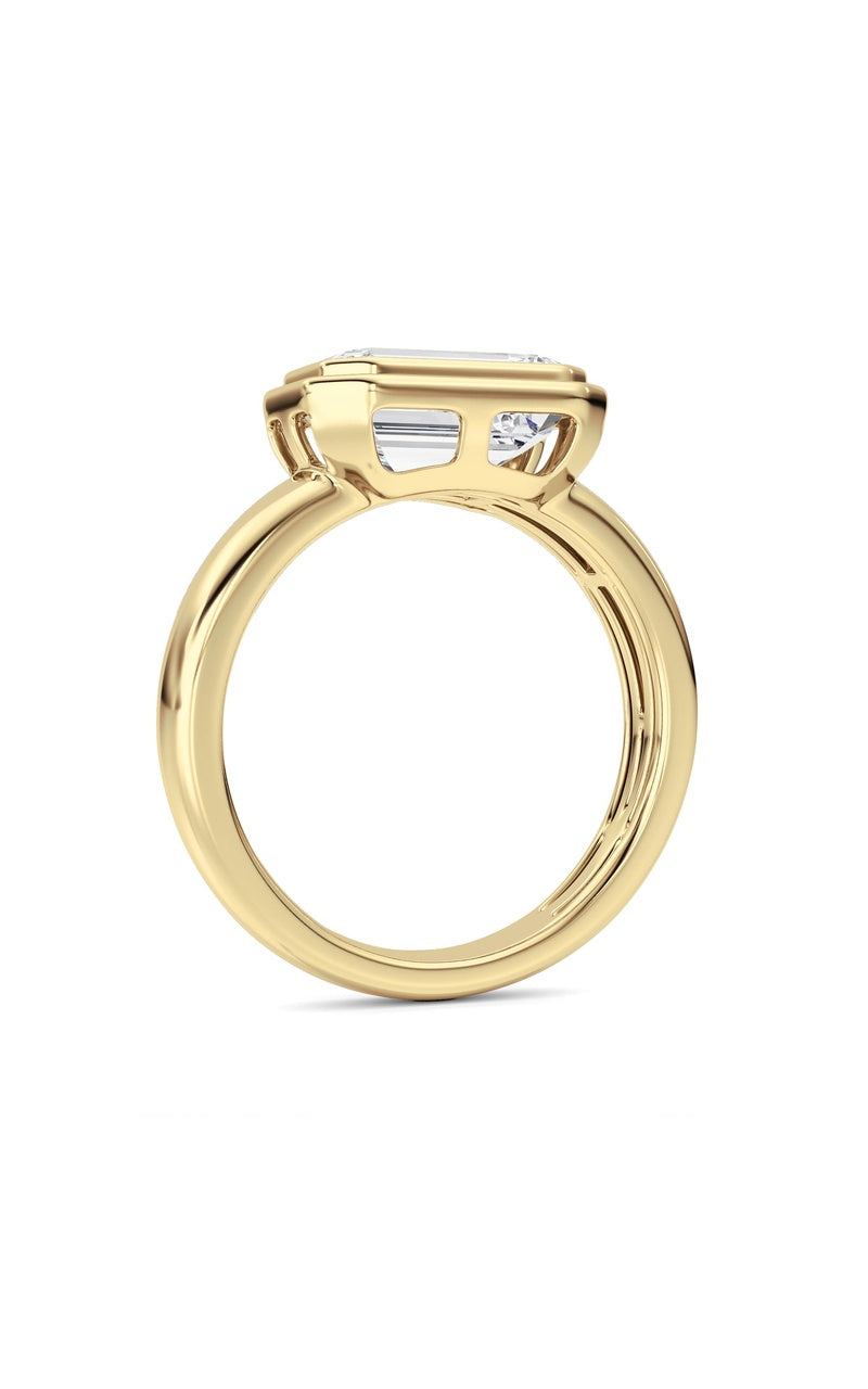 14K White Gold Ring KJ03334R.EM-3-21F, 14K Yellow Gold