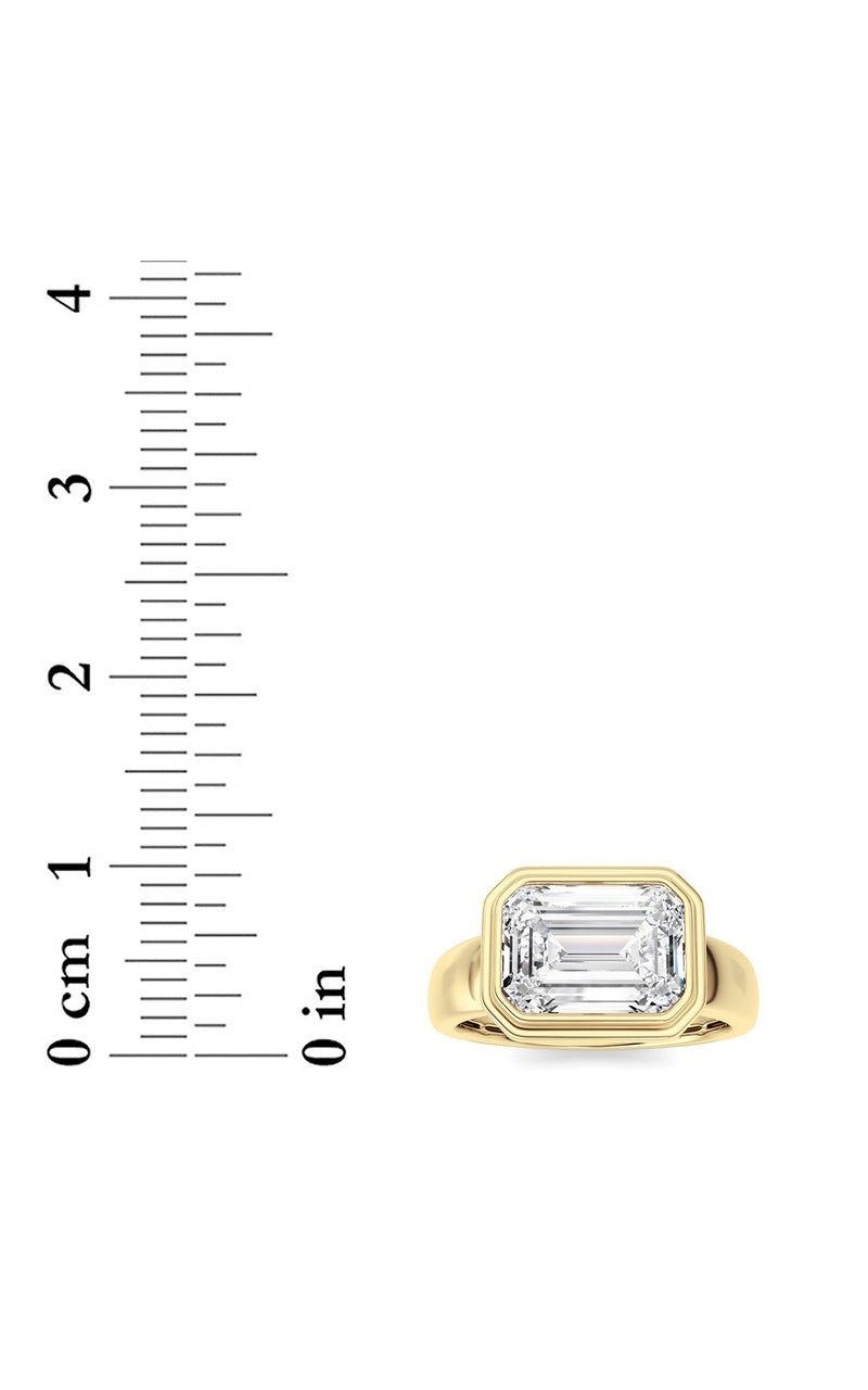 14K White Gold Ring KJ03334R.EM-3-21F, 14K Yellow Gold
