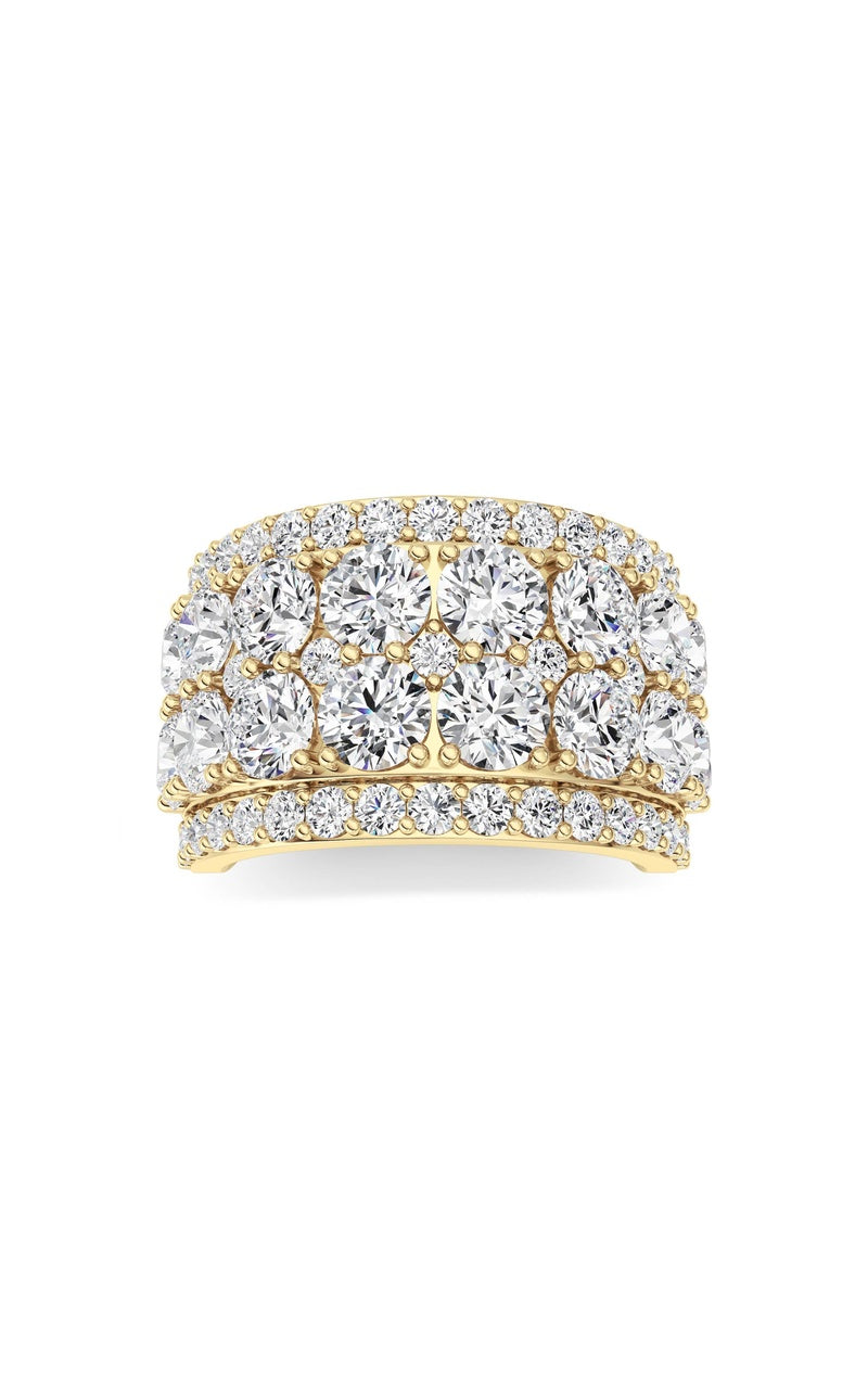 14K White Gold Ring KJ03410R.RD-5-21F, 14K Yellow Gold