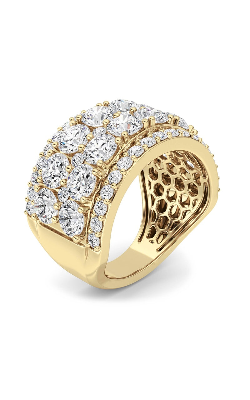 14K White Gold Ring KJ03410R.RD-5-21F, 14K Yellow Gold