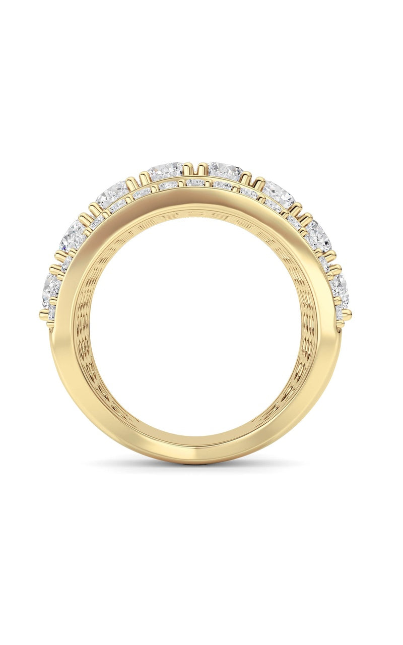 14K White Gold Ring KJ03410R.RD-5-21F, 14K Yellow Gold
