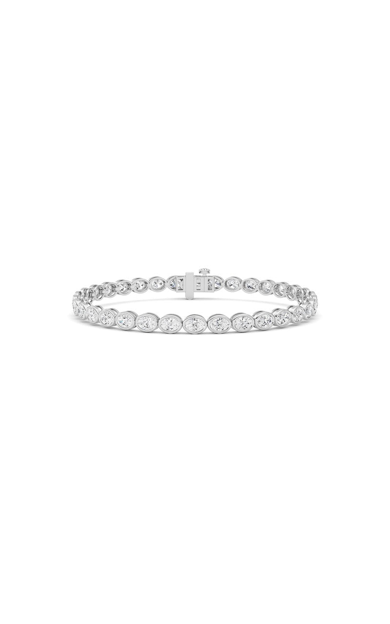 5 Cttw Four Prong Classic Tennis Bracelet in 14K White Gold, 14K White Gold
