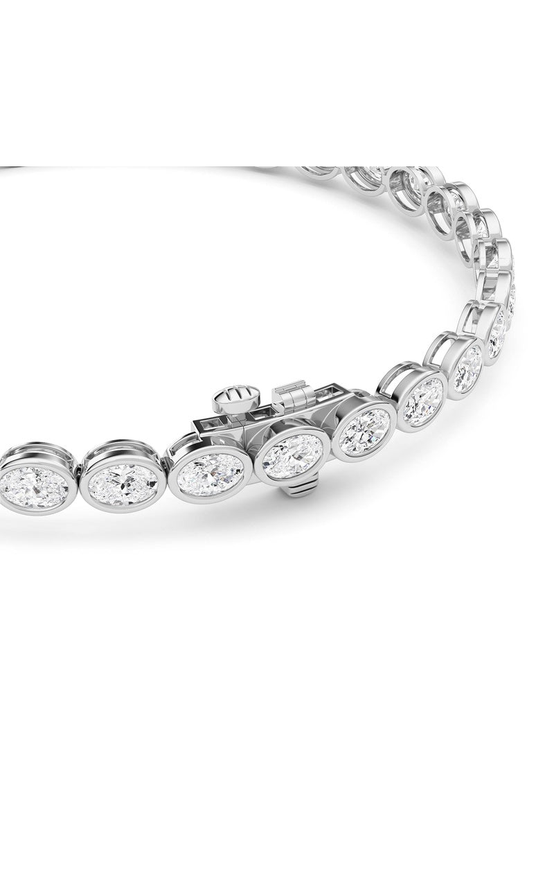 5 Cttw Four Prong Classic Tennis Bracelet in 14K White Gold, 14K White Gold
