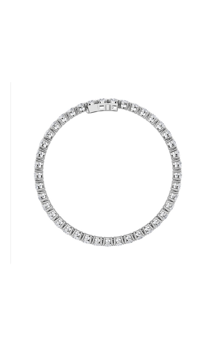 13CTW Round Shaped Lab Grown Diamond (F/VS) Classic Tennis Bracelet in 14K Gold