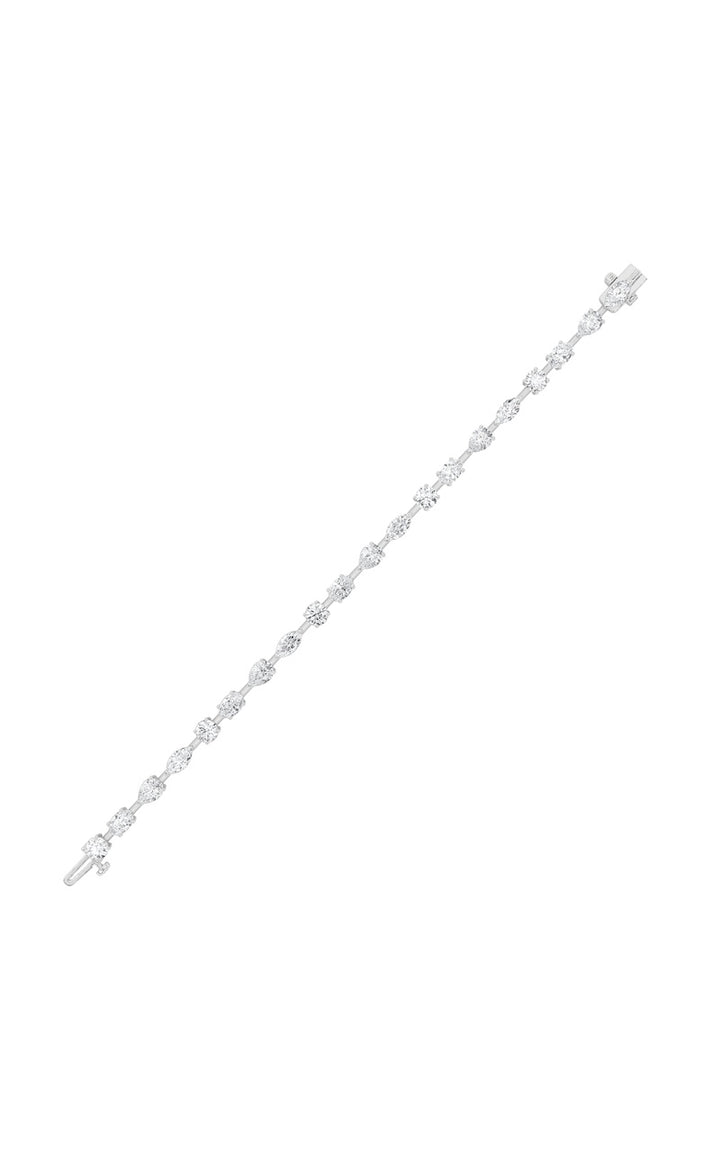 6CTW Mix Shaped Lab Grown Diamond East & West Bracelet in 14K Gold (F/VS)