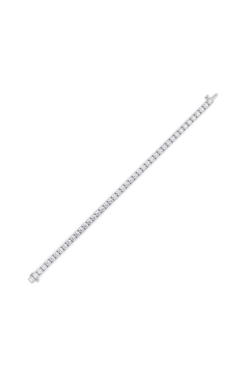 10.25CTW Round Shaped Lab Grown Diamond (F/VS) Bracelet in 14K Gold