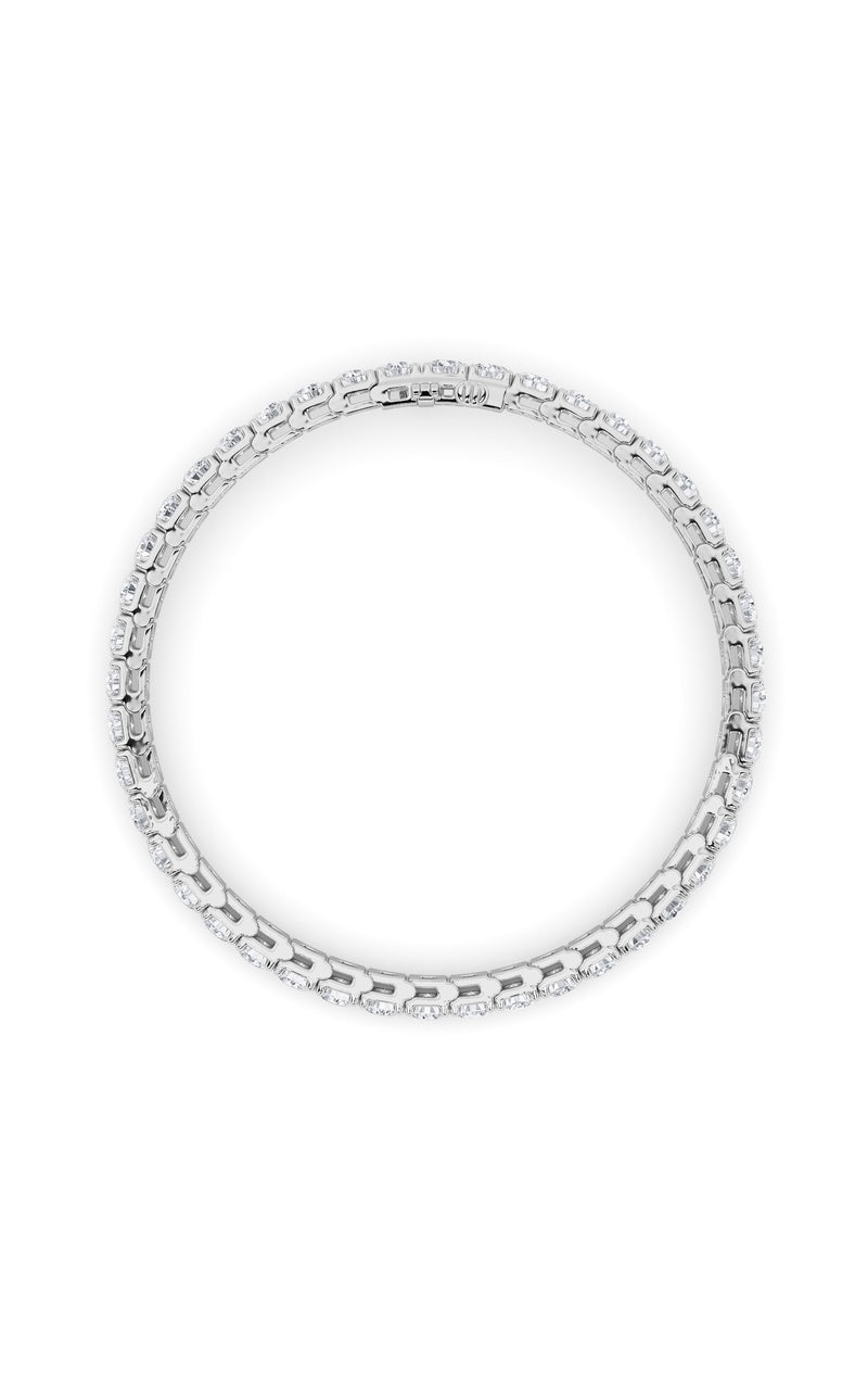 8Cttw Round Shaped Lab Grown Diamond (F/VS) Bracelet in 14K Gold