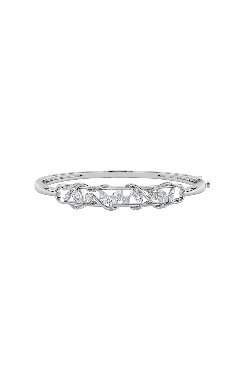 2Cttw Pear Shaped Lab Grown Diamond (F/VS) Bracelet in 14K Gold