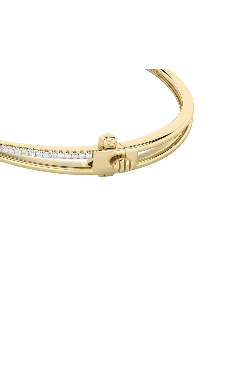 2Cttw Marquise Shaped Lab Grown Diamond (F/VS) Bracelet in 14K Gold