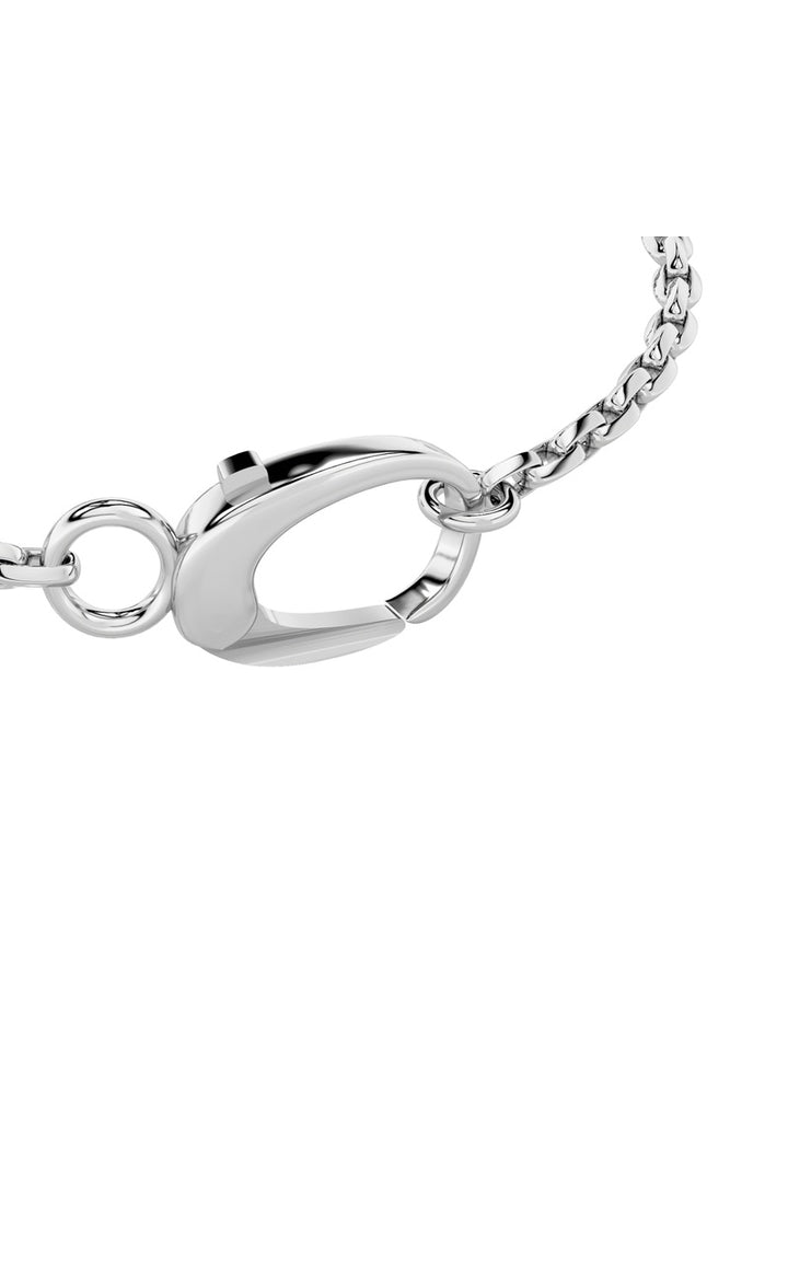 1Cttw Oval Shaped Lab Grown Diamond (F/VS) Bolo Bracelet in 14K Gold