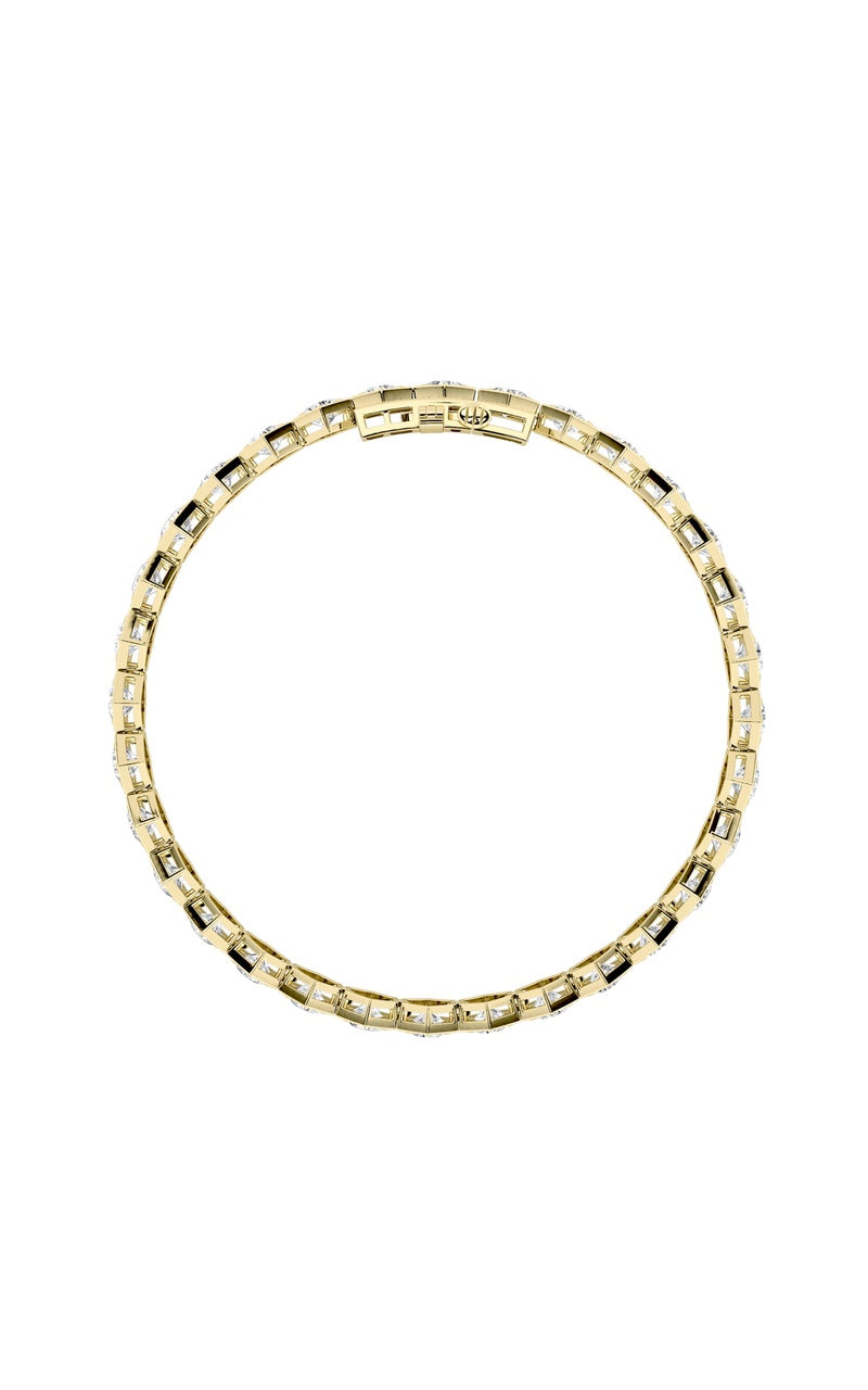 10Cttw Round Shaped Lab Grown Diamond (F/VS) Bracelet in 14K Gold