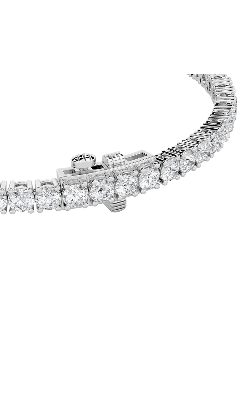 14K White Gold Bracelet KJ01855B.RD-5-21F