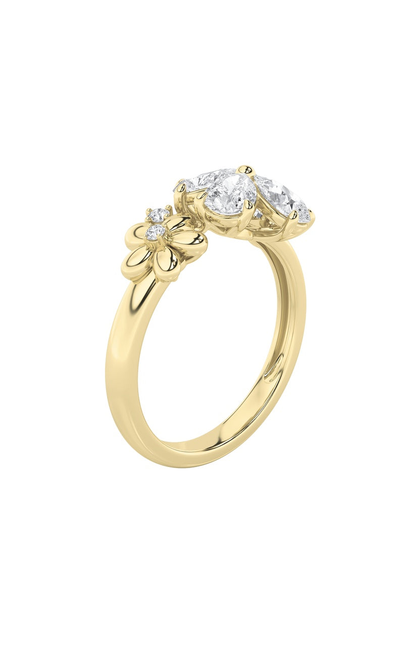 5.4Cttw Mix Shaped Lab Grown Diamond (F/VS) Bracelet in 14K Gold