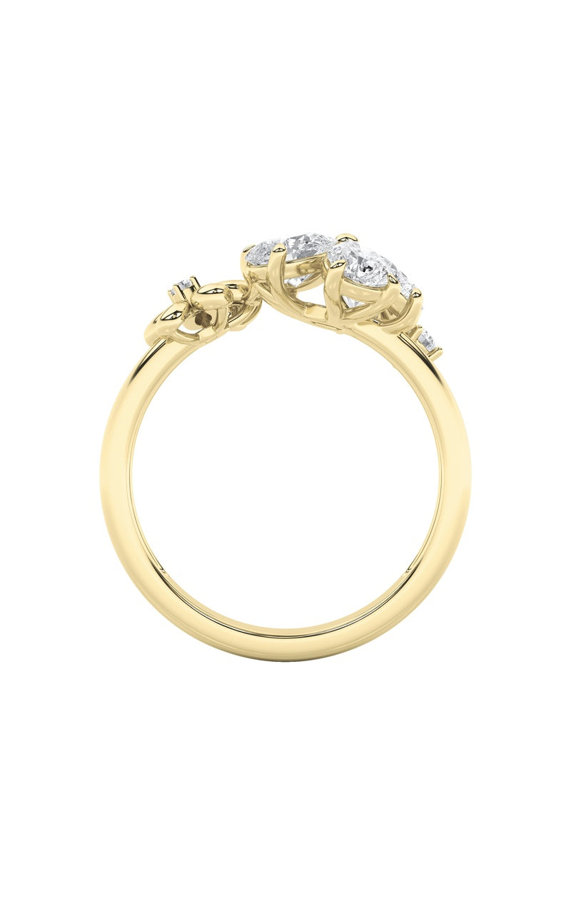 5.4CTW Mix Shaped Lab Grown Diamond (F/VS) Bracelet in 14K Gold
