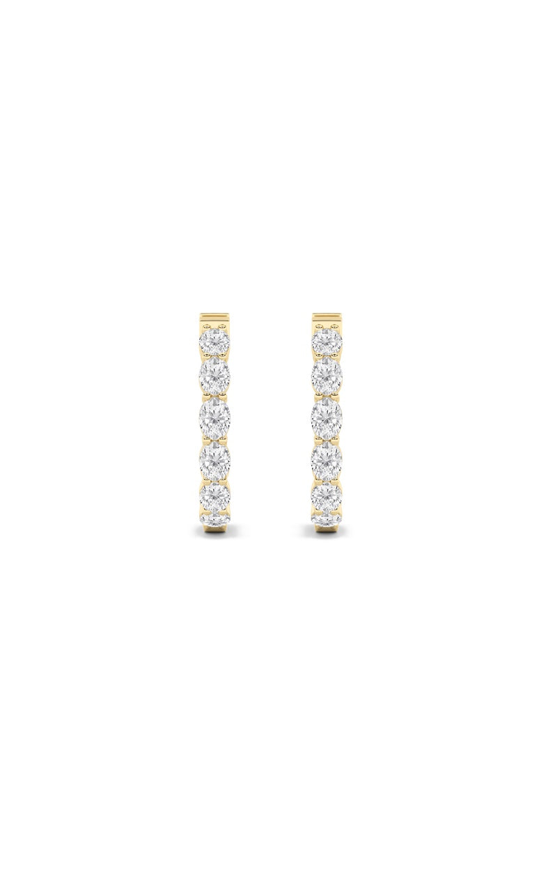 14K White Gold Earring KJ00179H.OV-4-21F