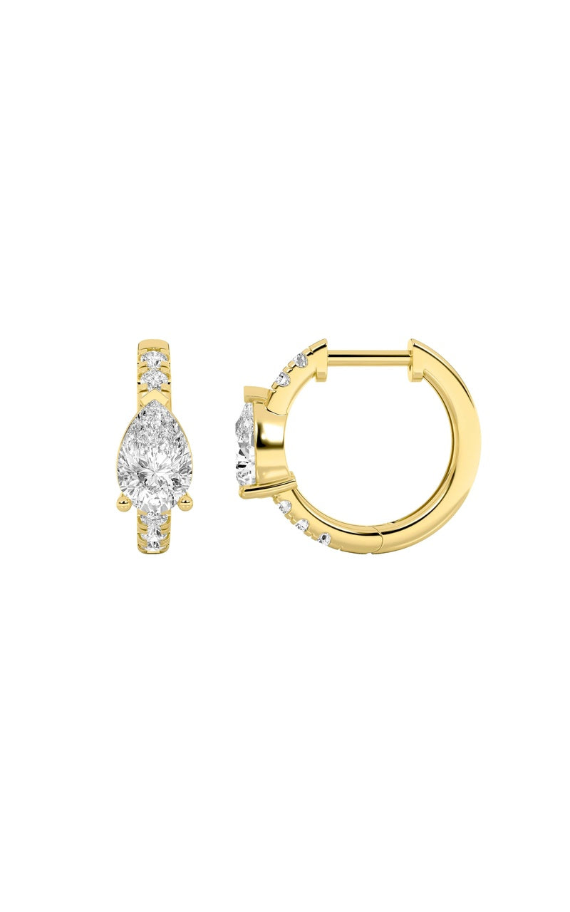 14K White Gold Earring KJ00184H.PS-1.5-21F