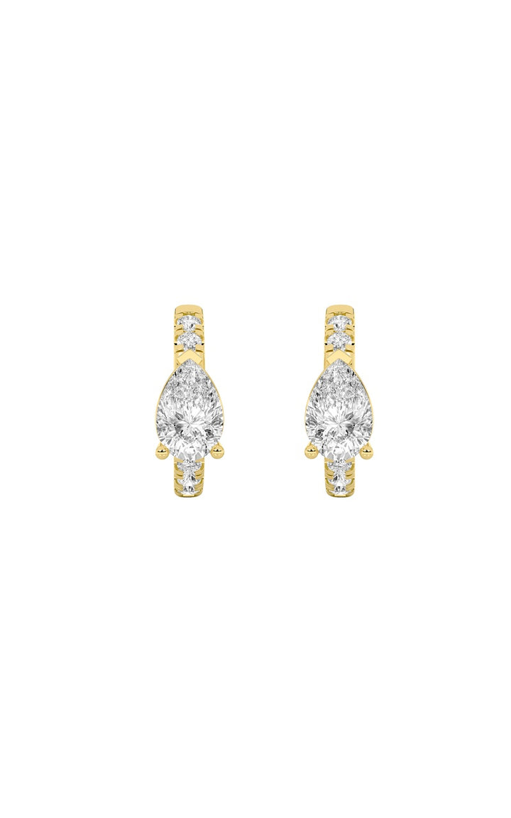 14K White Gold Earring KJ00184H.PS-1.5-21F