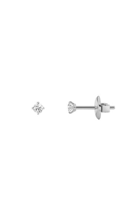 0.25Cttw Round Shaped Lab Grown Diamond (F/VS) Stud Earrings in 14K Gold