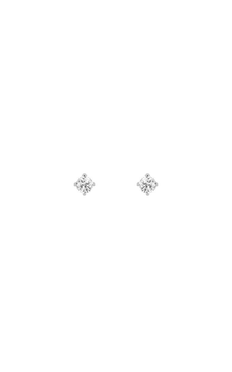 0.25Cttw Round Shaped Lab Grown Diamond (F/VS) Stud Earrings in 14K Gold