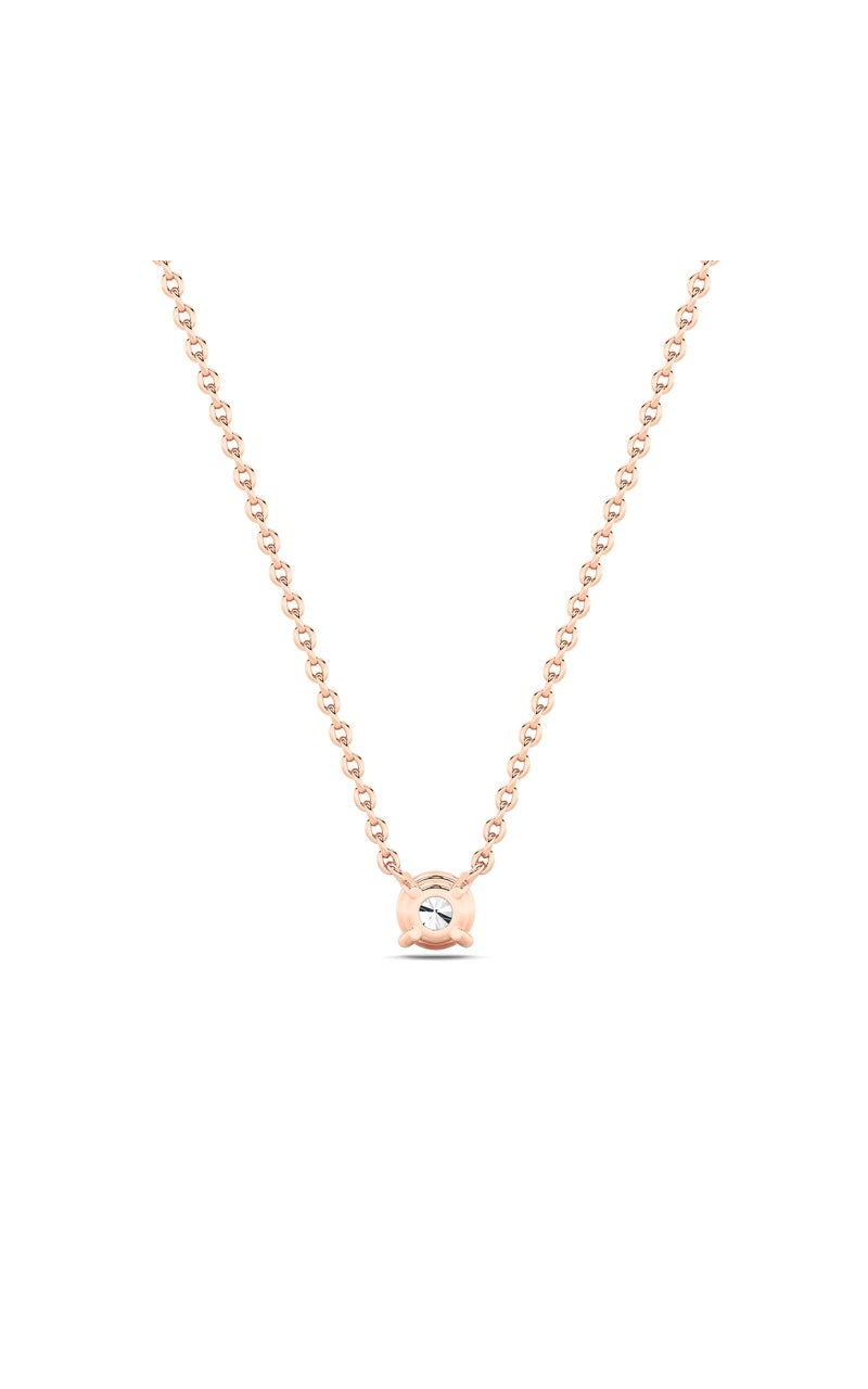 0.5CTW Round Shaped Lab Grown Diamond (F/VS) Necklace in 14K Gold